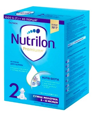 Нутрілон молочна суміш 1000гр №2 нов.